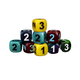 D3, Six Sided - Blue (10 Stück)-Baron of Dice-Radaddel
