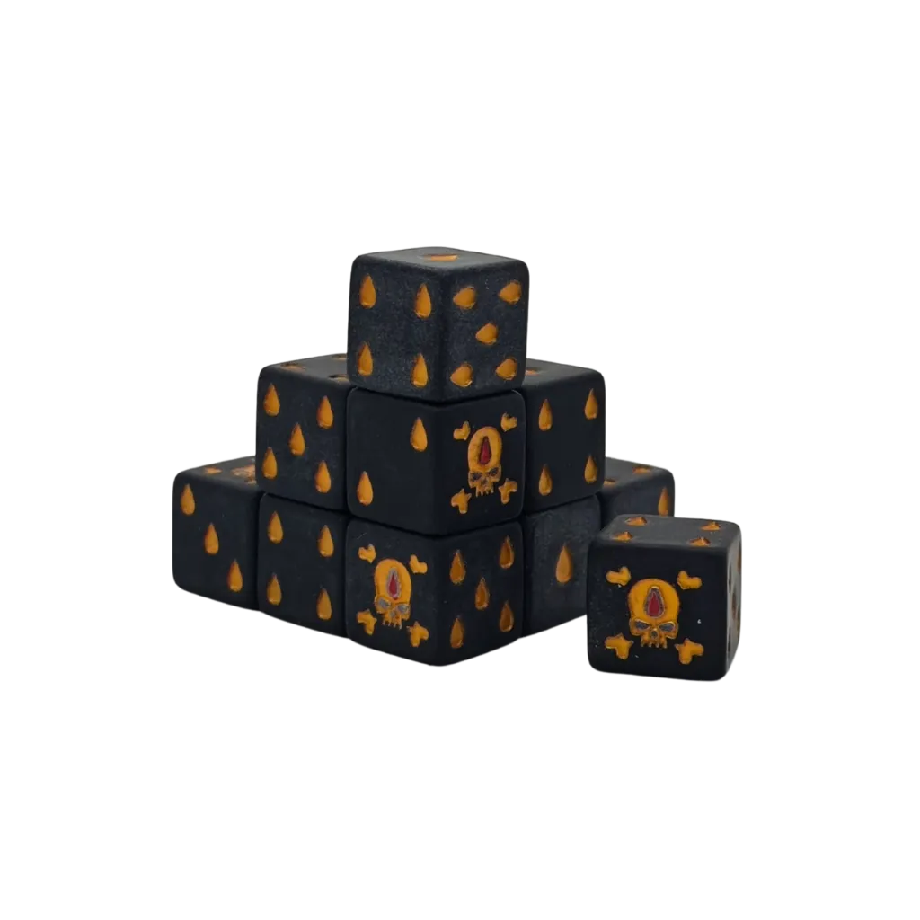 Blood Curse Dice 16mm Square (25 Stück)-Baron of Dice-Radaddel