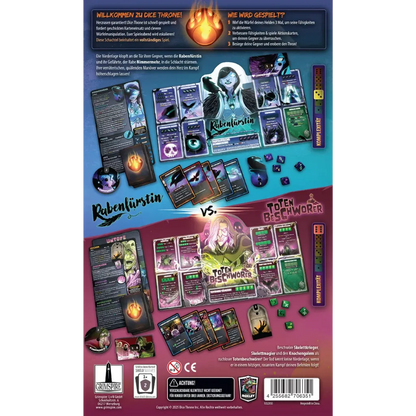 Dice Throne Outcasts: Rabenfürstin vs. Totenbeschwörer-Happyshops-Radaddel