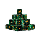 Drake - Green & Gold Dice 16mm Square (25 Stück)-Baron of Dice-Radaddel