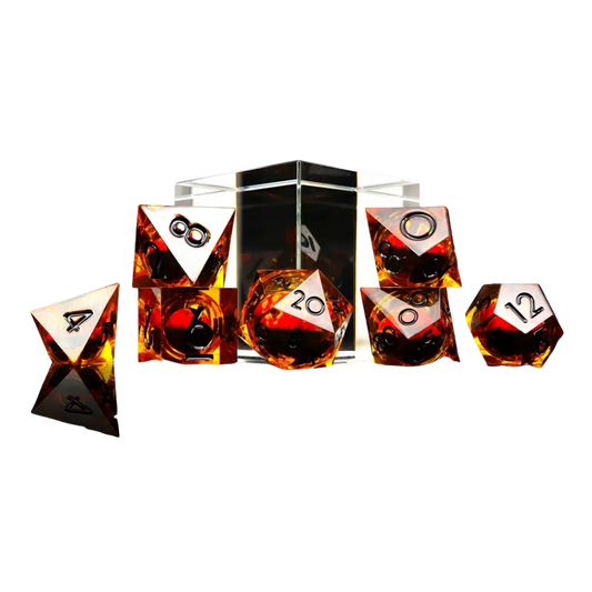 Evil Eye Liquid Core RPG Dice Set (7 Stück)-Baron of Dice-Radaddel