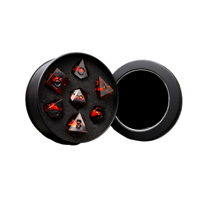 Evil Eye Liquid Core RPG Dice Set (7 Stück)-Baron of Dice-Radaddel