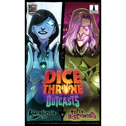 Dice Throne Outcasts: Rabenfürstin vs. Totenbeschwörer