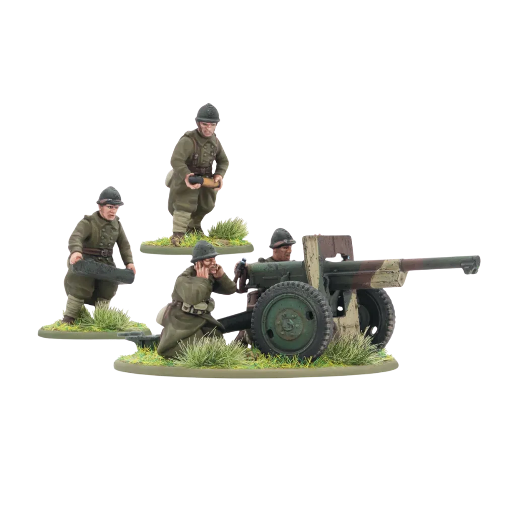 French Army 75mm Light Artillery-Warlord Games-Radaddel