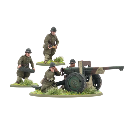 French Army 75mm Light Artillery-Warlord Games-Radaddel