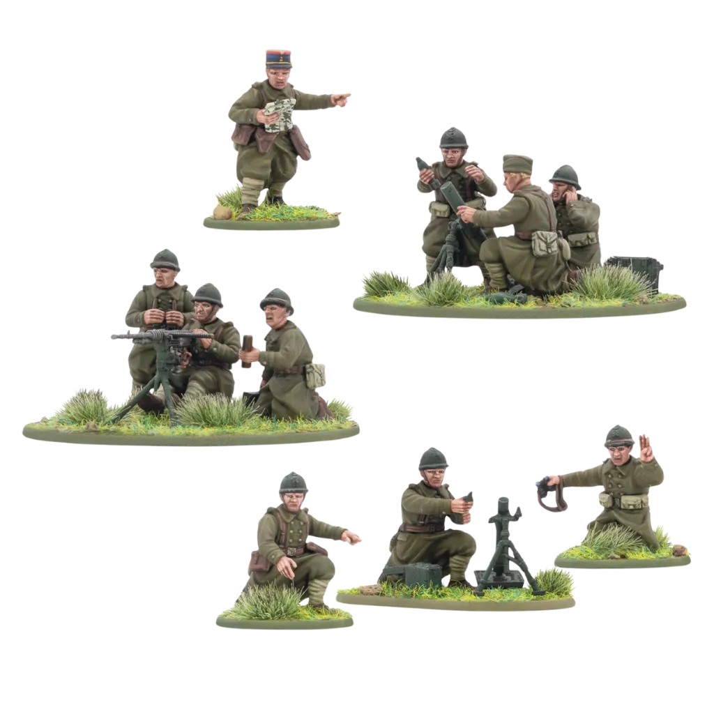 French Army Heavy Weapons Platoon-Warlord Games-Radaddel