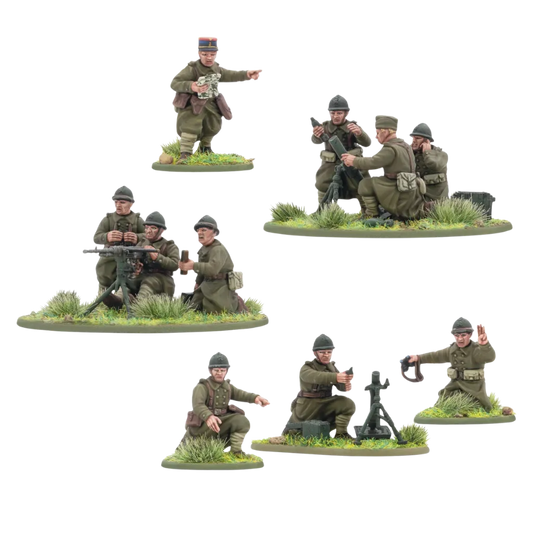 French Army Heavy Weapons Platoon-Warlord Games-Radaddel