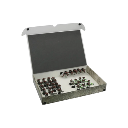 Full-size Standard Box for magnetically-based miniatures + metal plate on the in-Safe and Sound-Radaddel