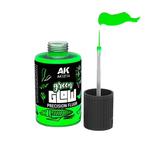Green Glow Precision Fluor 30ml-AK-Interactive-Radaddel