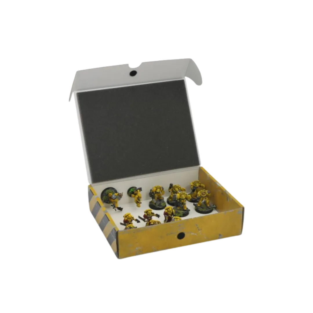 Half-size Small Box for magnetically-based miniatures + metal plate on the insid-Safe and Sound-Radaddel