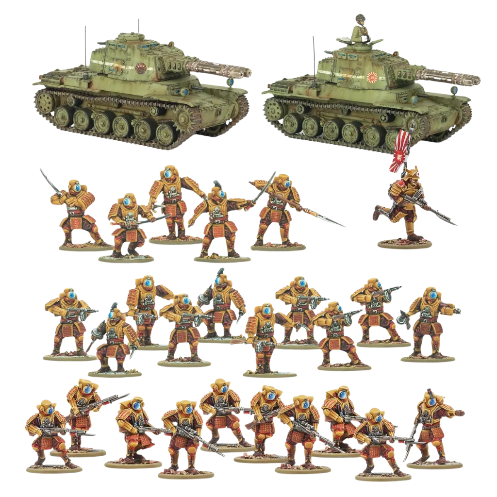 Konflikt '47 Empire of Japan Long Range Penetration Group-Warlord Games-Radaddel