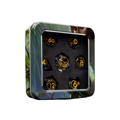 Lost Ring Sharp Edge RPG Dice Set (7 Stück)-Baron of Dice-Radaddel