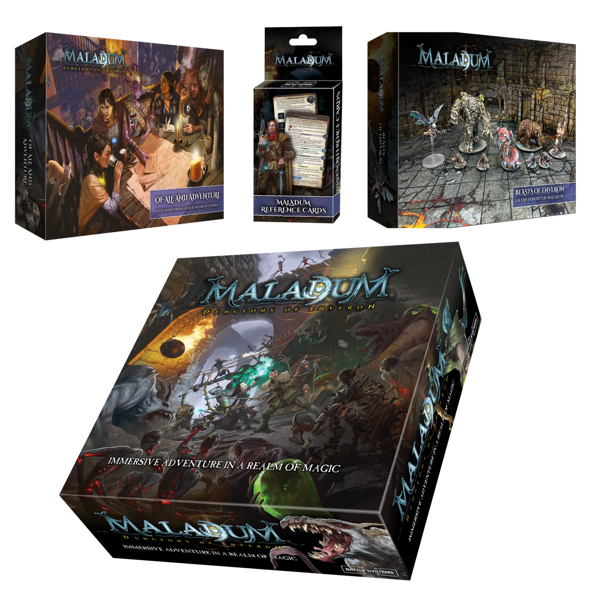 Maladum Dungeons of Enveron Kickstarter Edition (deutsch)-Battle Systems-Radaddel