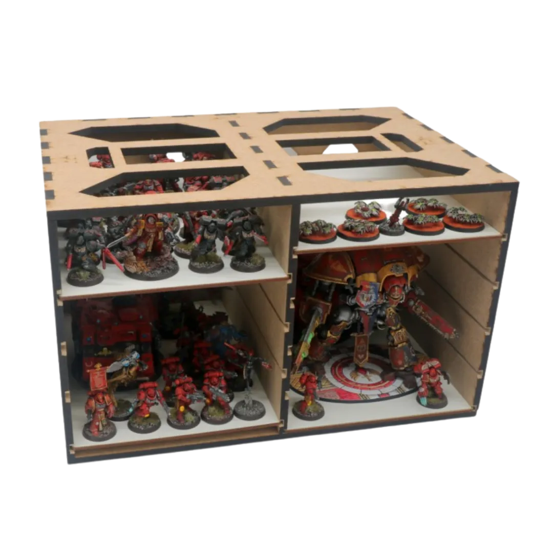 Medium Battle Case with Shelving System (Small Trays)-Safe and Sound-Radaddel