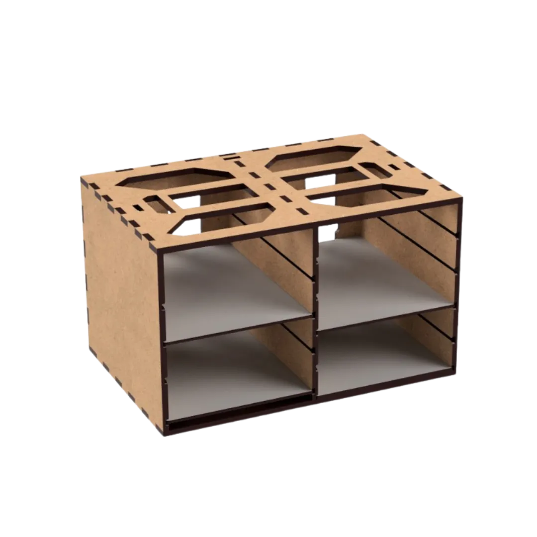 Medium Battle Case with Shelving System (Small Trays)-Safe and Sound-Radaddel