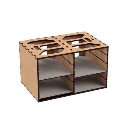 Medium Battle Case with Shelving System (Small Trays)-Safe and Sound-Radaddel
