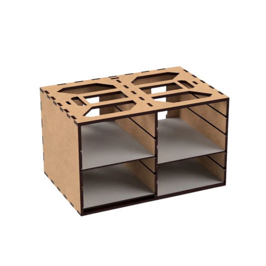 Medium Battle Case with Shelving System (Small Trays)-Safe and Sound-Radaddel