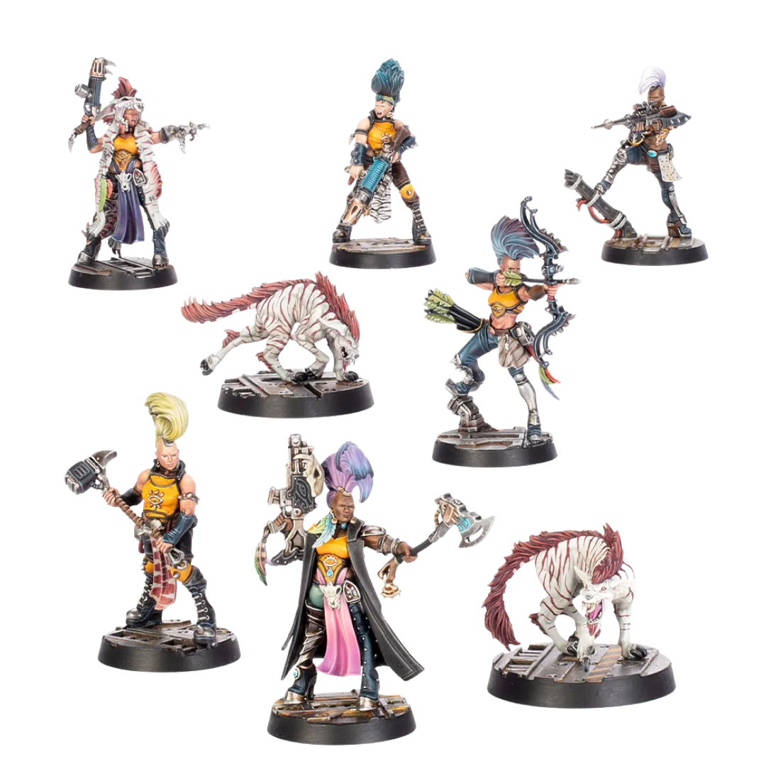 Necromunda: Escher Gang Matriarchs & Phyrr Cats-Games Workshop-Radaddel