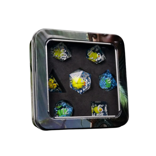 Rubber Duck Sharp Corner RPG Dice Set (7 Stück)-Baron of Dice-Radaddel