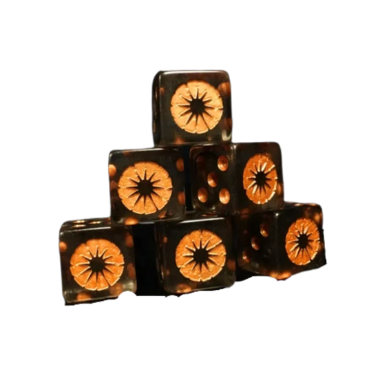 Sacred Affliction Dice 16mm Square (8 Stück)-Baron of Dice-Radaddel