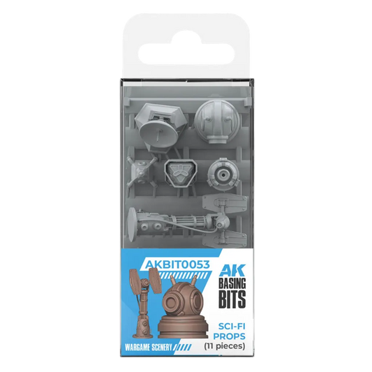 Sci-Fi Props - Basing Bits (11 Teile)-AK-Interactive-Radaddel