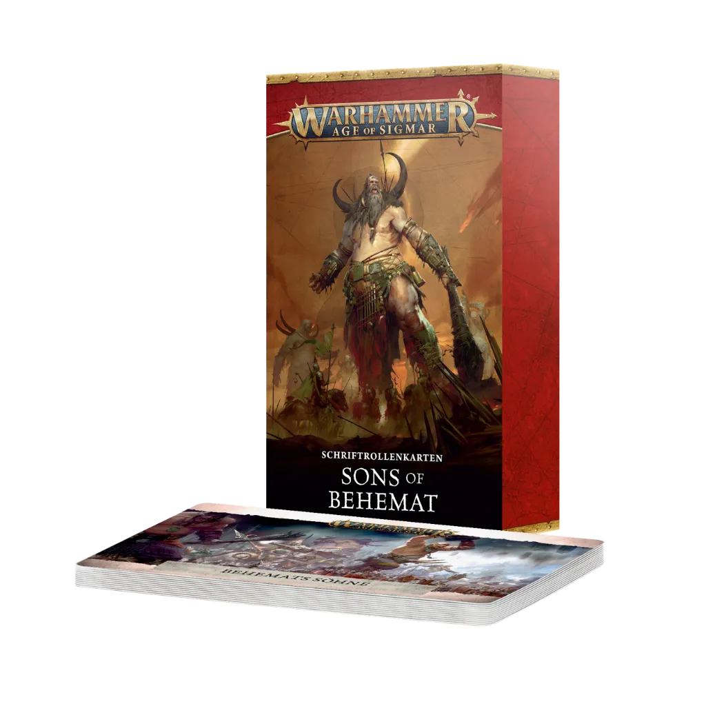 Sons of Behemat: Schriftrollenkarten (deutsch)-Games Workshop-Radaddel