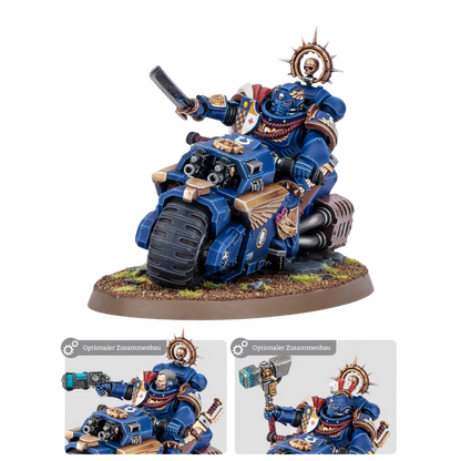 Space Marines: Captain on Bike-Games Workshop-Radaddel