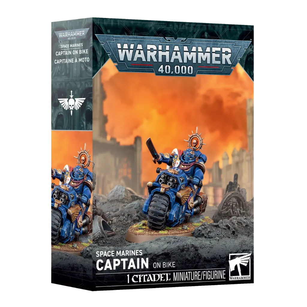 Space Marines: Captain on Bike-Games Workshop-Radaddel