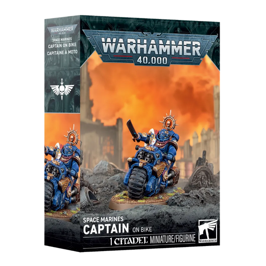 Space Marines: Captain on Bike-Games Workshop-Radaddel