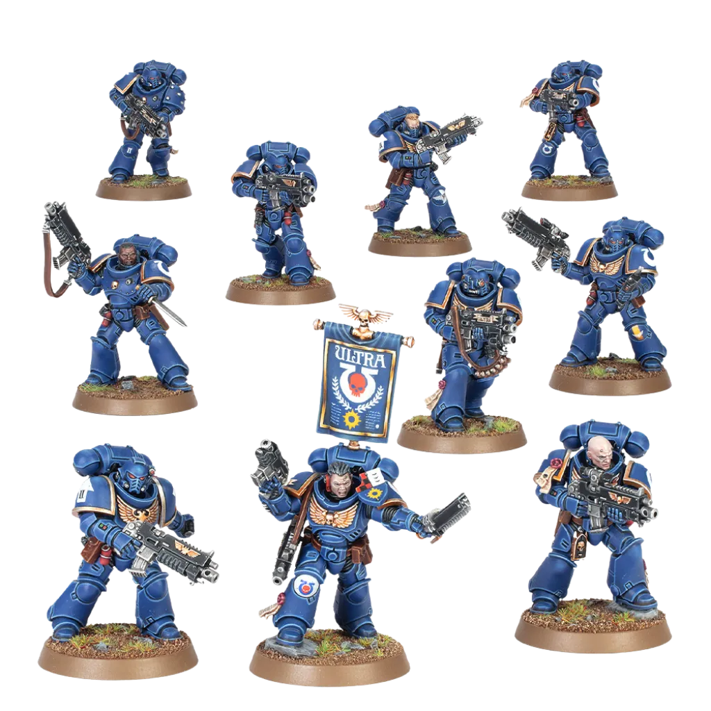 Space Marines: Intercessor Squad-Games Workshop-Radaddel