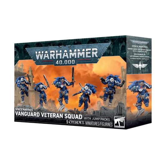Space Marines: Vanguard Veteran Squad with Jump Packs-Games Workshop-Radaddel