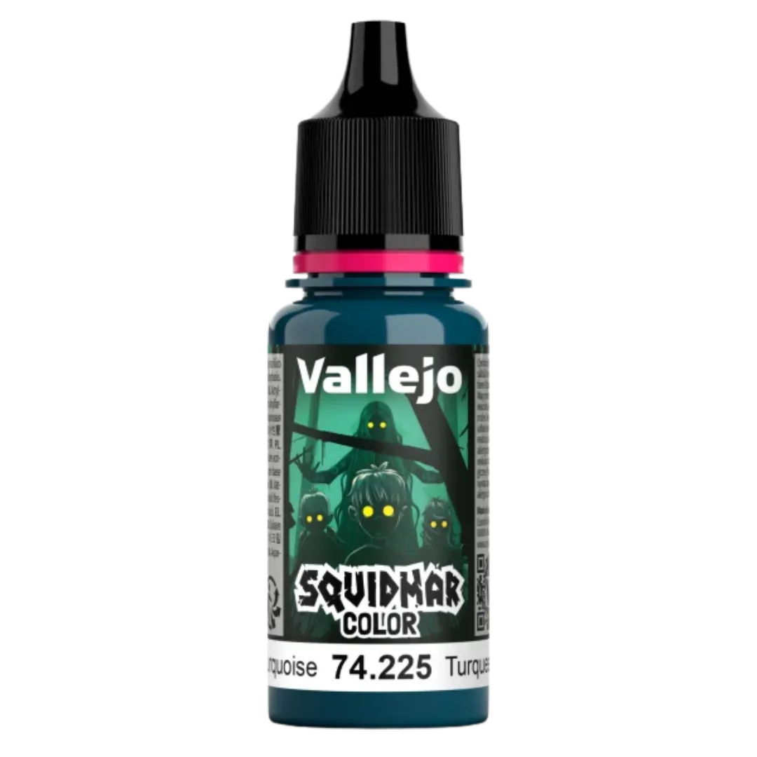 Squidmar Color 225 - Ghastly Turquoise 18 ml-Vallejo-Radaddel