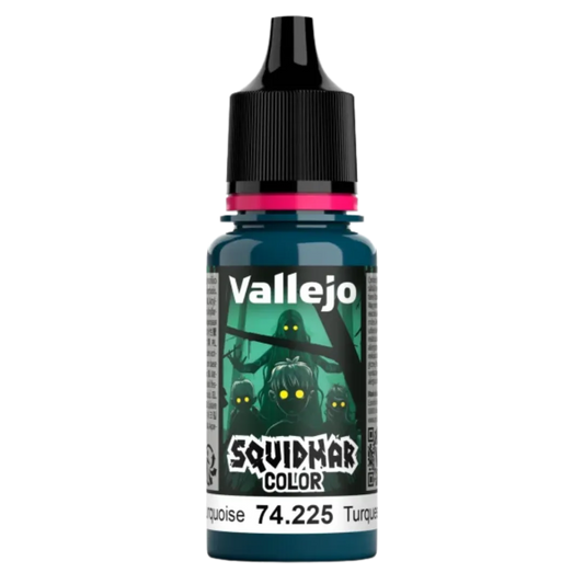 Squidmar Color 225 - Ghastly Turquoise 18 ml-Vallejo-Radaddel