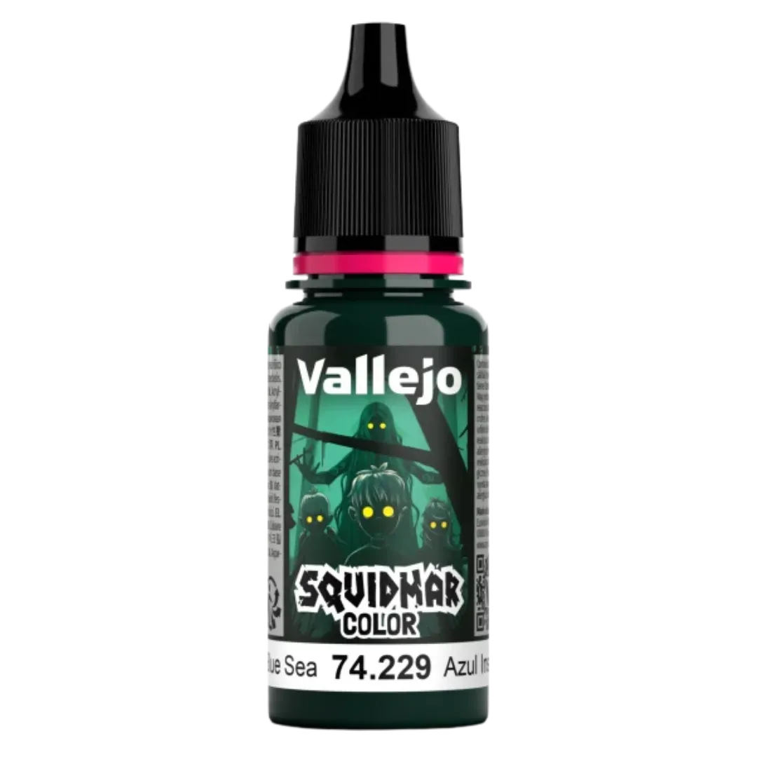 Squidmar Color 229 - Deep Blue Sea 18 ml-Vallejo-Radaddel