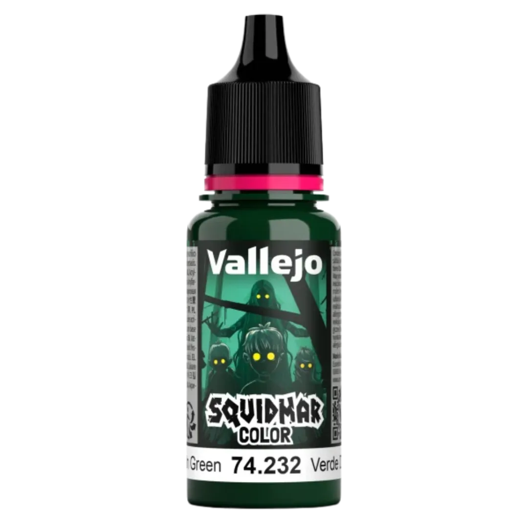 Squidmar Color 232 - Drachonzah Green 18 ml-Vallejo-Radaddel