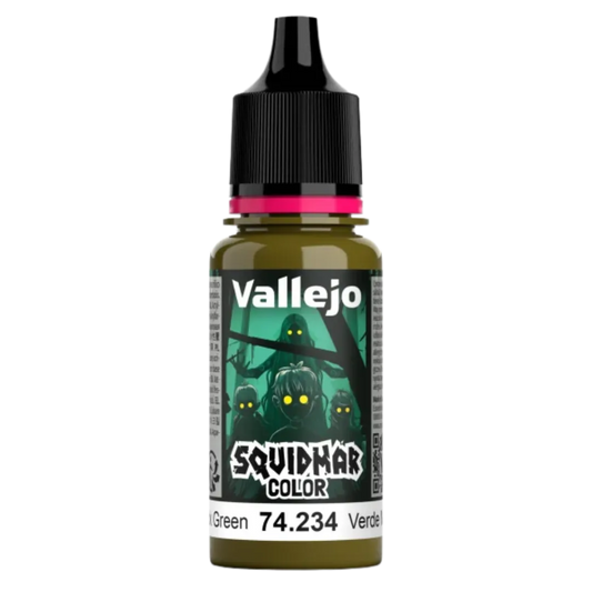 Squidmar Color 234 - Mossback Green 18 ml-Vallejo-Radaddel