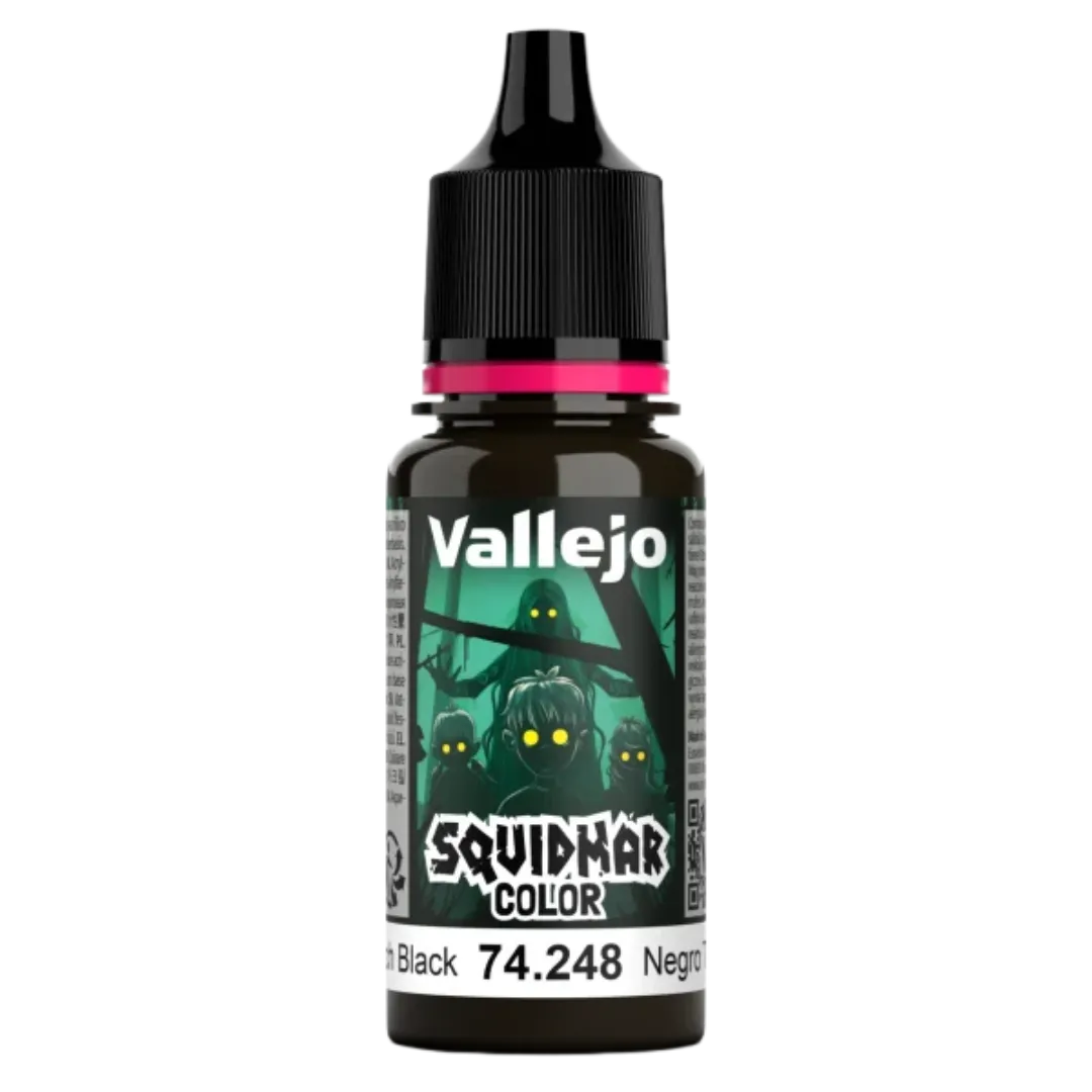 Squidmar Color 248 - Pitch Black 18 ml-Vallejo-Radaddel