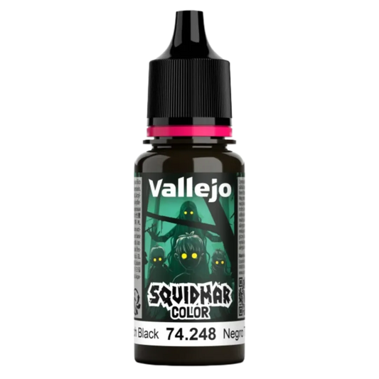 Squidmar Color 248 - Pitch Black 18 ml-Vallejo-Radaddel