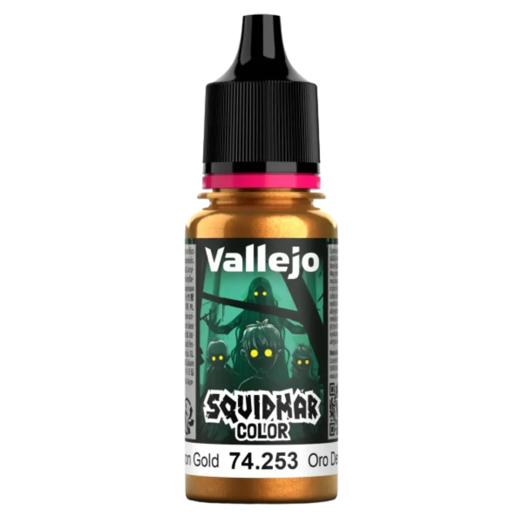 Squidmar Color 253 - Demon Gold 18 ml-Vallejo-Radaddel