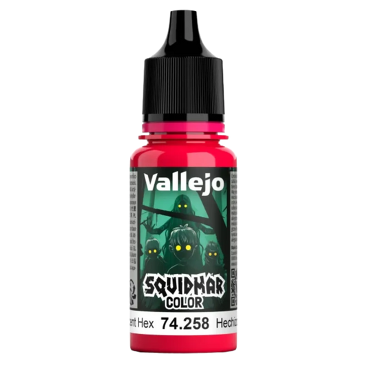 Squidmar Color 258 - Fluorescent Hex 18 ml-Vallejo-Radaddel
