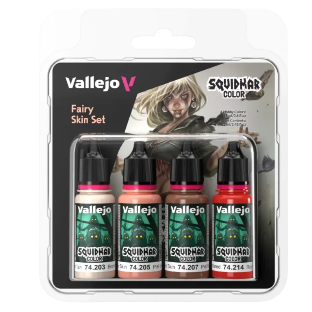 Squidmar Color - Fairy Skin set (4)-Vallejo-Radaddel