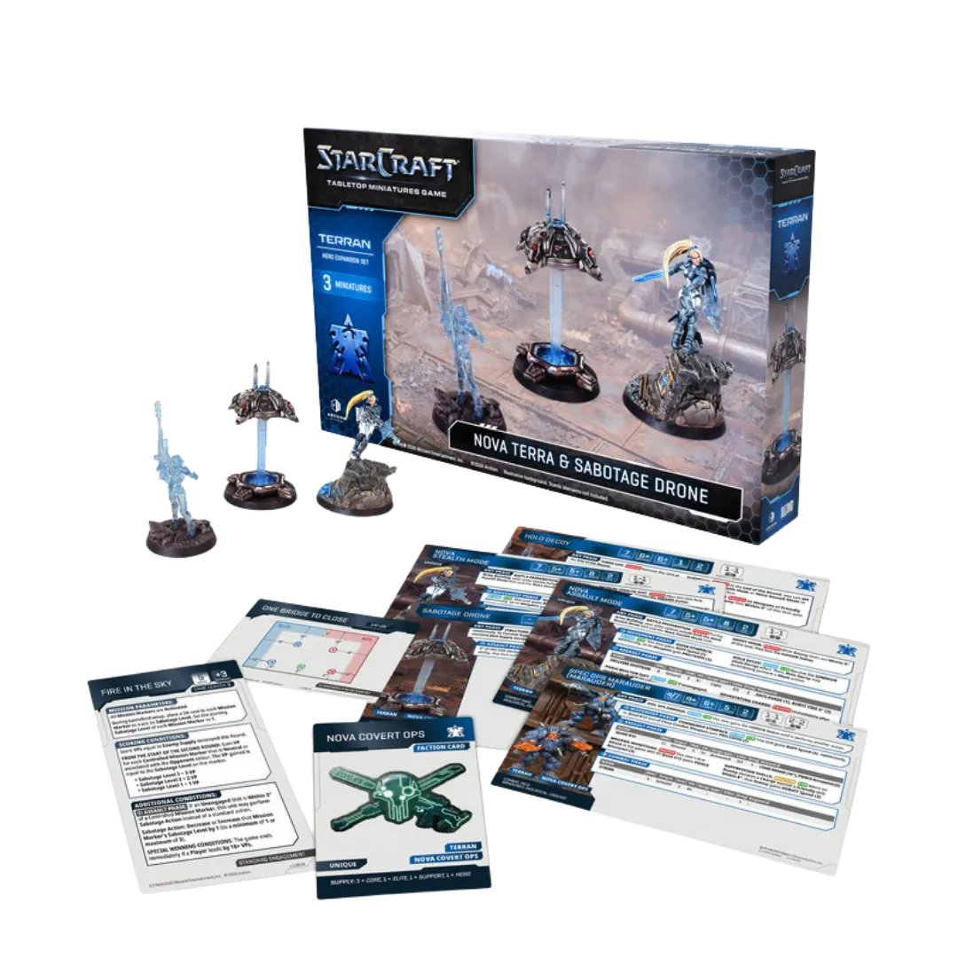 Starcraft ® Nova Terra - Terran - Hero Expansion Set-Archon Studio-Radaddel