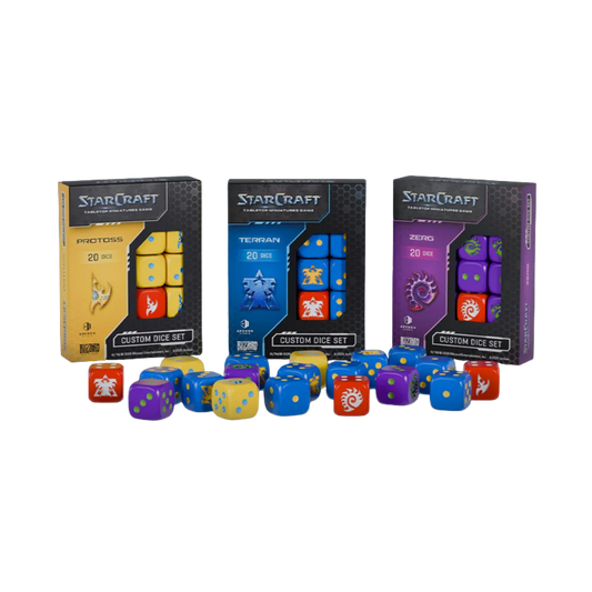Starcraft ® Zerg Custom Dice Set-Archon Studio-Radaddel