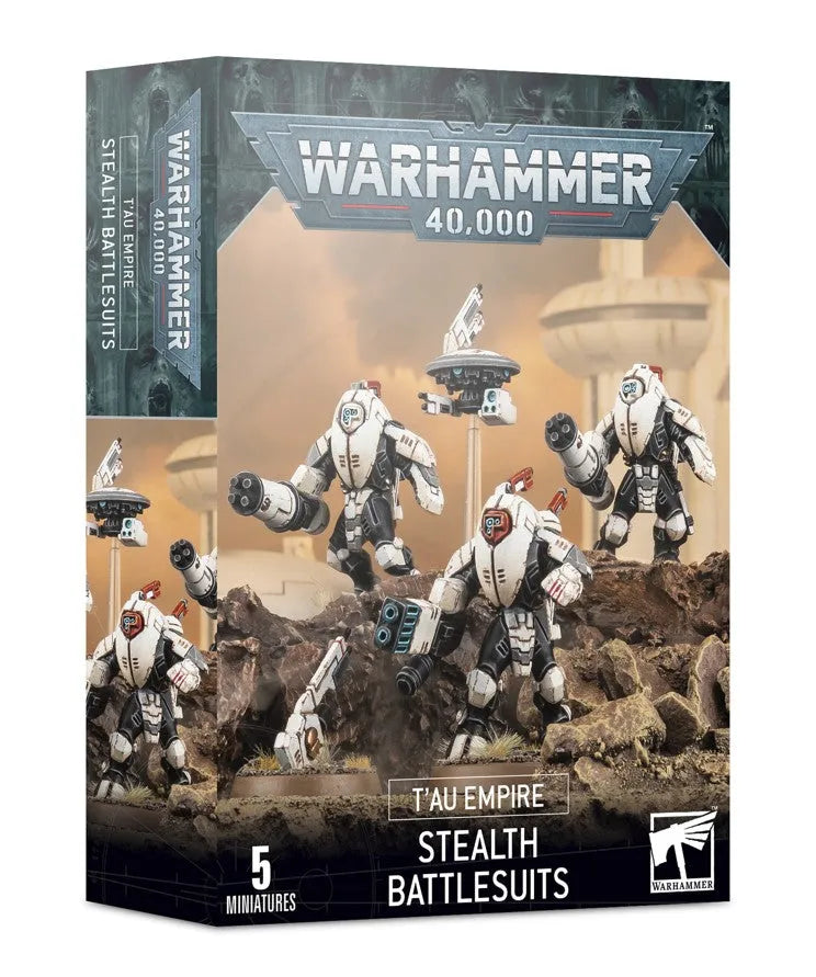 Tau Empire: XV25 Stealth Battlesuits-Games Workshop-Radaddel