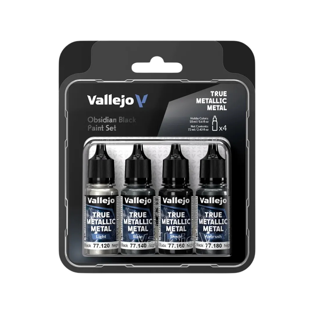 TMM Obsidian Black Paint Set-Vallejo-Radaddel