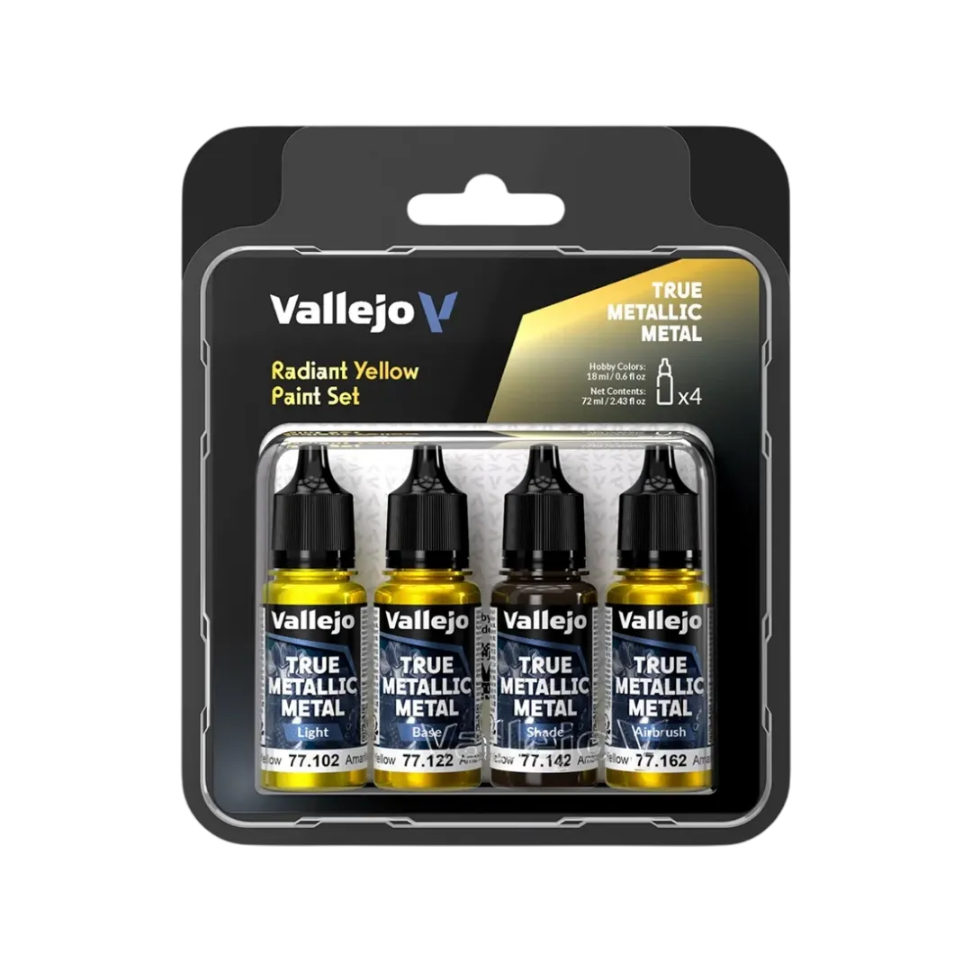 TMM Radiant Yellow Paint Set-Vallejo-Radaddel