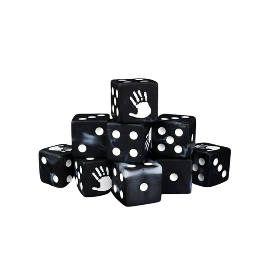 White Hand 16mm (10 Stück)-Baron of Dice-Radaddel