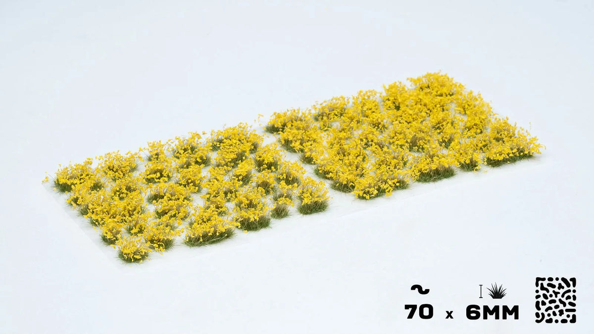 Yellow Flowers Tufts-Gamers Grass-Radaddel