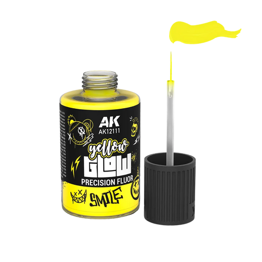 Yellow Glow Precision Fluor 30ml-AK-Interactive-Radaddel